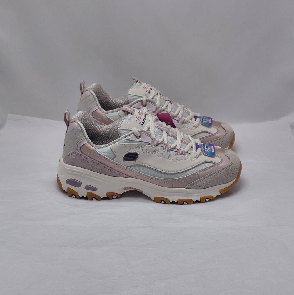 Skechers D'Lites Dazzling Shine Womens Sneakers Size 8 Walking School Athleisure